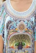 Длинная широкая туника накидка Indiano 2537 N-41SH One Size Цветной - изображение 3