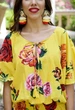 Короткая пляжная туника на завязке Indiano 2328 N-25C One Size Желтый - изображение 3