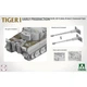 Збірна модель 1/35 Танк Тигр I Ранній випуск Командний тигр Sd.Kfz.181 Pz.Kpfw.VI Ausf.E (з фігуркою Міхаеля Віттмана) Takom 2195 - изображение 2