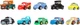 Набор из 10 машинок Тачки Маквин Disney Pixar Cars 10 Mini Racers Mattel JBH06 - изображение 2