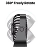 USB вентилятор портативный TOPK K5 черный, 3 скорости. - изображение 4