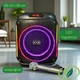 Беспроводная акустическая колонка ZXX-5502 с микрофоном Портативная Bluetooth-колонка с подсветкой 800Вт - изображение 1