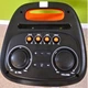 Аккумуляторная музыкальная колонка ZXX-5509 с микрофоном Надежная акустическая беспроводная колонка с пультом и подсветкой 1200Вт Караоке-колонка - изображение 3