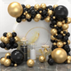 Balony Springos PS0048 100 szt Złoty-czarny (5907719458670) - obraz 8