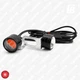 Стоп-сигналы "Орлиный глаз" LED на кроншт. Ø23 мм линза со стробоскопом SMD 5630*03 чёрный + хр. корпус 2 шт. (красный) - изображение 1