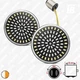 Фонари 2IN-02 для мотоциклов Harley-Davidson светодиодные (LED) Ø2 дюйма чёрные 2 шт. (белый + оранжевый) - изображение 1