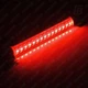 Стоп-сигнал та задній хід світлодіодний (LED) "дві лінії" 25 см SMD 5630*15+15 12 В білий корпус (червоний + білий) - зображення 9
