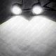 ДХО (денні ходові вогні) "Орлине око" LED на кронштейні Ø23 мм лінза SMD 5630*03 чорний+хр. корпус 2 шт. (білий) - зображення 7