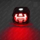 Ліхтар задній 03 для мотоциклів Harley-Davidson LED чорний корпус тоноване скло (червоний) - зображення 6