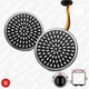 Фонари 2IN-02 для мотоциклов Harley-Davidson светодиодные (LED) Ø2 дюйма чёрные 2 шт. (красный + красный) - изображение 1