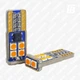 Лампа LED цоколь T10 (W3W W5W бесцокольная) с обманкой 12 В SMD 3030*10 (оранжевый) - изображение 3