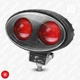Фонарь сигнальный FlareBeam WARN-FL-01 для погрузчика светодиодный (LED) овальный SMD*02 чёрный (красный) - изображение 1