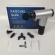 Массажер для тела и мышц аккумуляторный Fascial Gun, беспроводной массажный пистолет с 4 насадками и 6 скоростями, портативный электрический вибромассажер для глубокого массажа спины, шеи, ног, рук Серый, KH-320-Gray - изображение 3