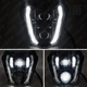 Фара головного света 02 с ДХО для мотоциклов KTM (2014+) светодиодная (LED) чёрная - изображение 10