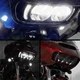 Указатели поворота (поворотники) и ДХО 01 для мотоциклов Harley-Davidson FLTR (2015+) LED чёрные 2 шт. (оранжевый + белый) - изображение 8
