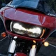 Указатели поворота (поворотники) и ДХО 01 для мотоциклов Harley-Davidson FLTR (2015+) LED чёрные 2 шт. (оранжевый + белый) - изображение 9