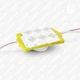 Світлодіодний модуль ліхтар LED 49 мм * 32 мм SMD 3030*01 Помаранчевий корпус (помаранчевий) - зображення 2