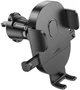 Автодержатель для телефона Hoco H18 Mighty one-button car holder (air outlet) Black (6942007601573) - изображение 2