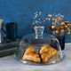 Блюдо стеклянное с колпаком 26 см. Pasabahce Pattiserie 96874 - изображение 1