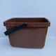 Ведро пластиковое для уборки 36х23х24 см R plastik 25003 коричневое - изображение 2