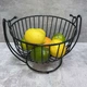 Корзина для фруктов на подножке Завиток-1 25*25 см 1019 - изображение 3
