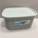Корзина пластиковая с крышкой 33*24*16,5 см 9 л Ucsan Plastik М-1164 серая - изображение 2