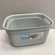 Корзина пластиковая с крышкой 33*24*16,5 см 9 л Ucsan Plastik М-1164 серая - изображение 4