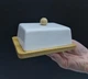 Маслянка фарфорова з бамбуковою підставкою Naturel 13.5 х 12 х 7.5 см BonaDi 289-144 - зображення 2