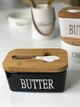 Масленка керамическая с ножом "Butter" Olens O8030-144 - изображение 5