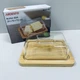 Масленка пластиковая с бамбуковой подставкой 20х15х7,5 см Ardesto Midori AR0919 - изображение 1