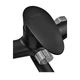 Змішувач для ванни Plamix CEZAR-006 EURO SET Matte black, зі шлангом, лійкою та кронштейном (PM0690) ( 29599 ) - зображення 7