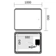 Зеркало Mixxus Premium OLIVARY MR19-100x80-Reverse с Led Touch, Anti-fog, диммером (3-6,5kK) (MP6629) - изображение 5