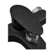 Змішувач для ванни Plamix CEZAR-009 EURO SET Matte black, зі шлангом, лійкою та кронштейном (PM0693) ( 20660 ) - зображення 5