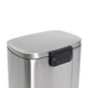 Відро для сміття з плавним закриттям прямокутне Mixxus Bevel-TC0105 SS Color 5л колір наржавійка ( MI7086 ) - изображение 4
