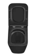 Унітаз підвісний Mixxus Premium QUADRO-0301-T3 BLACK 490х340х360mm, система змиву TORNADO 3.0 (MP65 ( 17266 ) - зображення 6