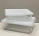 Набір форм для приготування та зберігання 2 шт 1,5 л, 2,6 л Pyrex Cook & Freez 912S951 - зображення 1