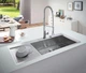Мийка кухонна Grohe EX Sink K1000 (подвійне крило зліва) (31582SD0) ( 12829 ) - изображение 2
