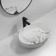 Раковина накладная MIXXUS PREMIUM ELLIPSE-0104 MARBLE 550х415х140mm (MP6554) - изображение 4