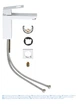 Змішувач для раковини M-розміру Grohe Eurocube (23446000) ( 16918 ) - изображение 4