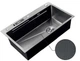 Мийка Mixxus Premium MH7545-SET-05 MICRO DECOR NANO-BLACK (3.0/0.8) комплект (графіт) (MX9633) ( 16952 ) - изображение 5