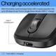 Мишка бездротова HP 510 Ultra-Fast Rechargeable, 5 кн., 4000 dpi, чорна - зображення 2