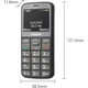 Мобільний телефон Panasonic KX-TU160 Grey (KX-TU160EXG) - зображення 7