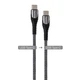 Дата кабель USB-C to USB-C 1.0m PD Fast Charging 65W 3А grey ColorWay (CW-CBPDCC040-GR) - изображение 10