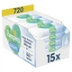 Детские влажные салфетки Pampers Harmonie Aqua 15 пачек x 48 шт (8006540510247) - изображение 1