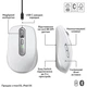 Мышка Logitech MX Anywhere 3S для MAC Wireless Pale Grey (910-006946) - изображение 3