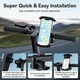 Холдер Baseus QuickGo Series Bike Phone Mount Black - зображення 8