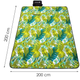 Koc piknikowy Springos plażowy 200 x 200 cm zielony (5907719450643) - obraz 3
