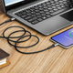 Kabel Kruger&Matz USB-C - Lightning 1 m Black/Grey (5901890076142) - obraz 4