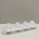 Форма для льда и фруктов пластиковая 26*7*5,5 см. Titiz Plastik AP-9510 прозрачный с розовым - изображение 1