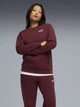 Спортивный костюм женский на флисе Puma 68816096 M Ruby Shimmer (4069157435147) - изображение 3